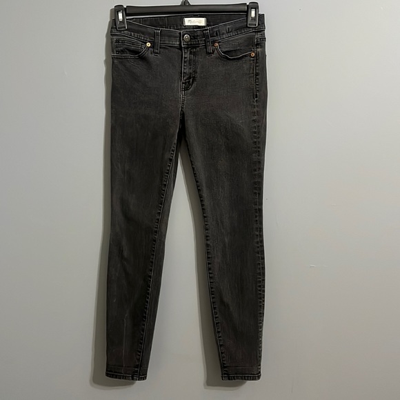 Madewell Denim - Madewell skinny jeans size 30 faded black